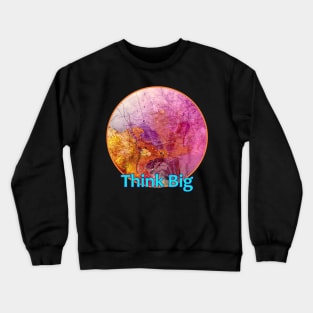 Circle Abstract Autumn Painting Crewneck Sweatshirt